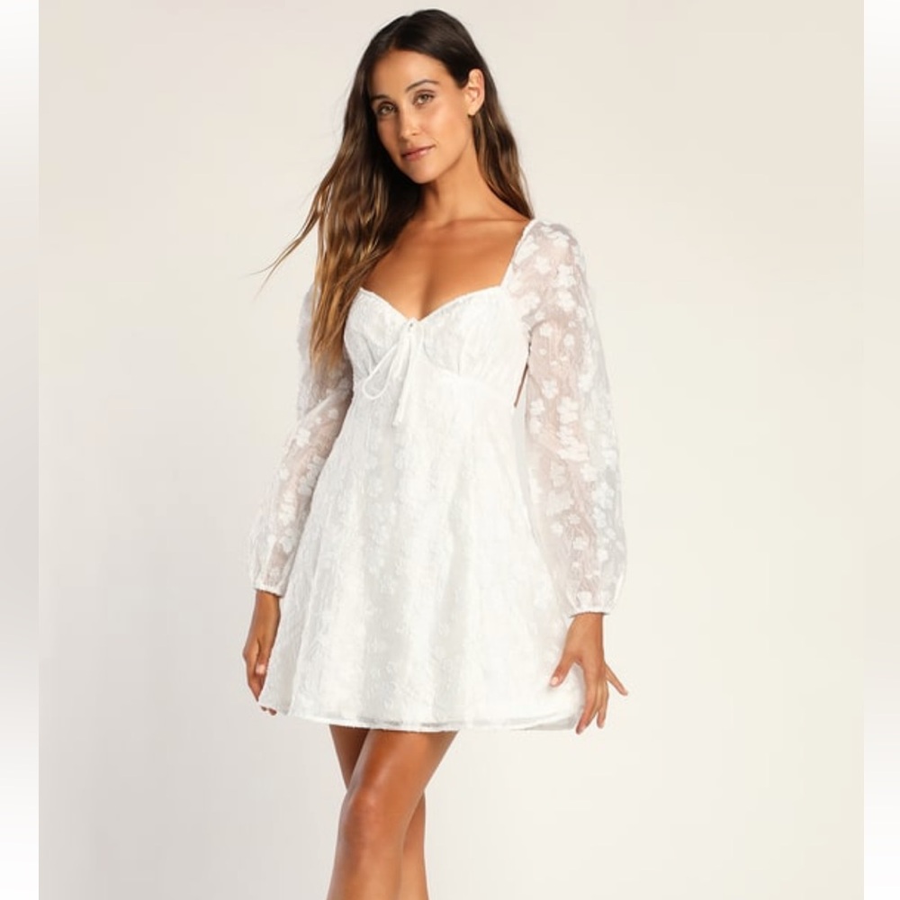 Lulu’s Floral Babydoll Dress NWT